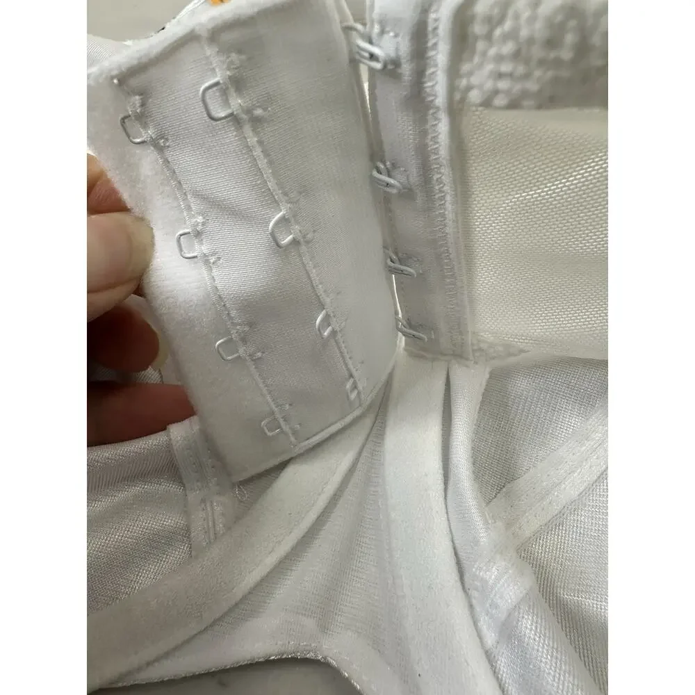 NWT Bali Minimizer Bra 38DD White Breathable Adjustable Support - Picture 11 of 15